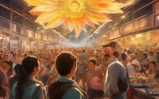 社区商贸活动，文明之花绽放，温暖故事流传