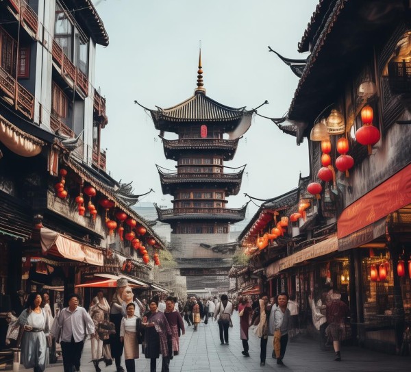 宜兴商贸城,历史与现代并存的精彩景象 宜兴商贸城,历史与现代并存的精彩景象